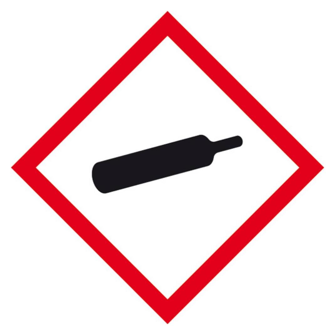 Wolk 31.B1029 GHS-Gefahrenpiktogramm 04 Gasflasche Folie selbstklebend B x (31.B1029)
