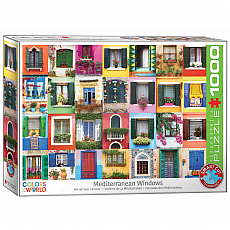 eurographics Puzzle - Mittelmeerfenster - 1000 Teile 301020