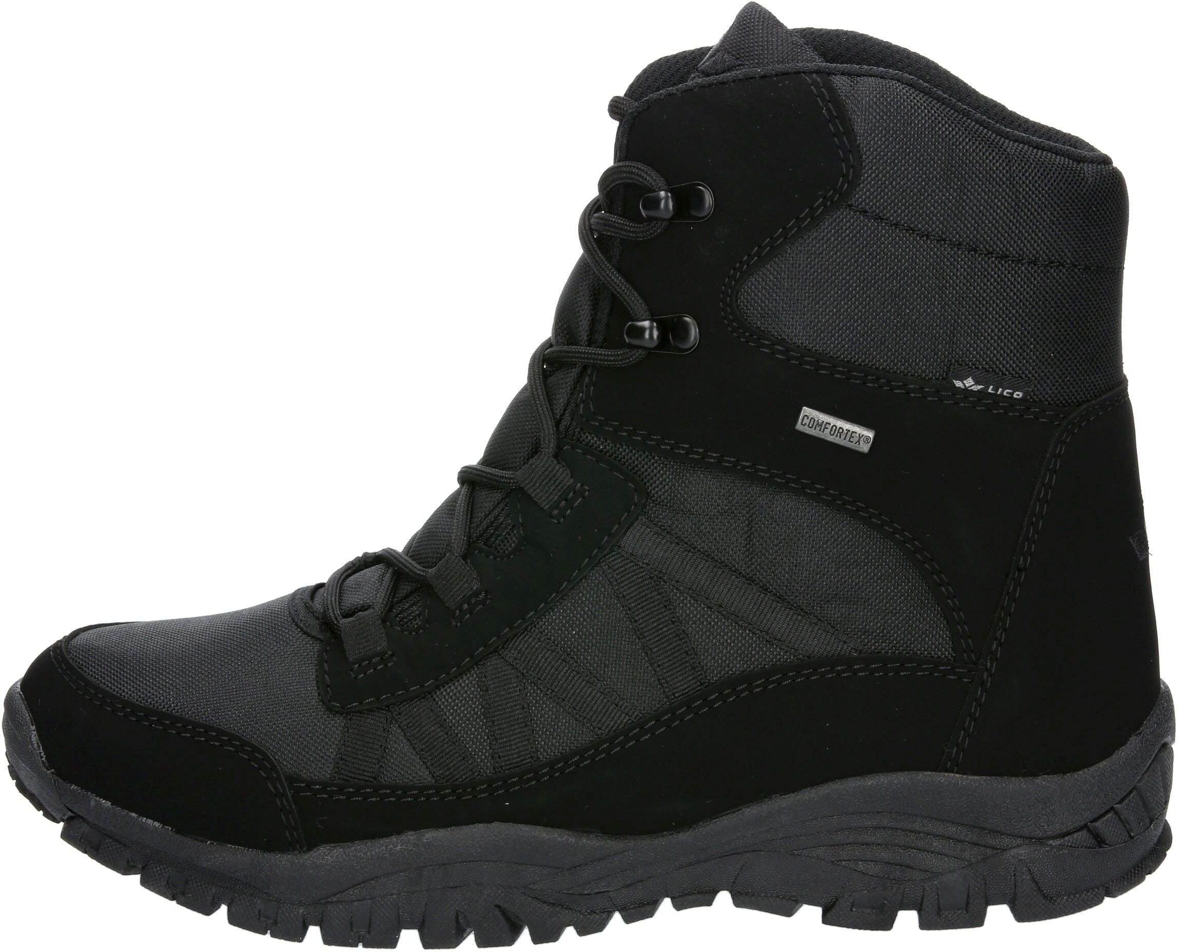 Winterstiefel LICO "Winterboot Stavanger", Herren, Gr. 47, schwarz, Synthetik, Schuhe Winterstiefel schwarz 47