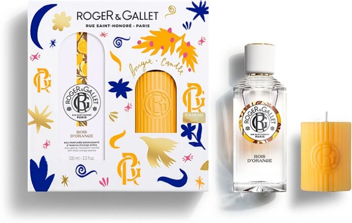 Roger & Gallet Bois D'Orange Eau Bienfaisante 100 ml + Candle 75 gr