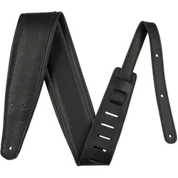 Fender Cinturino per Chitarra in Pelle Premium, Gitarre Zubehör, Schwarz