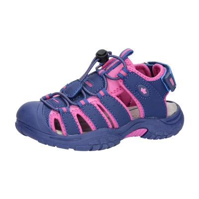 Sandale LICO "Sandale Nimbo", Mädchen, Gr. 33, lila, Synthetik, Schuhe Sandale