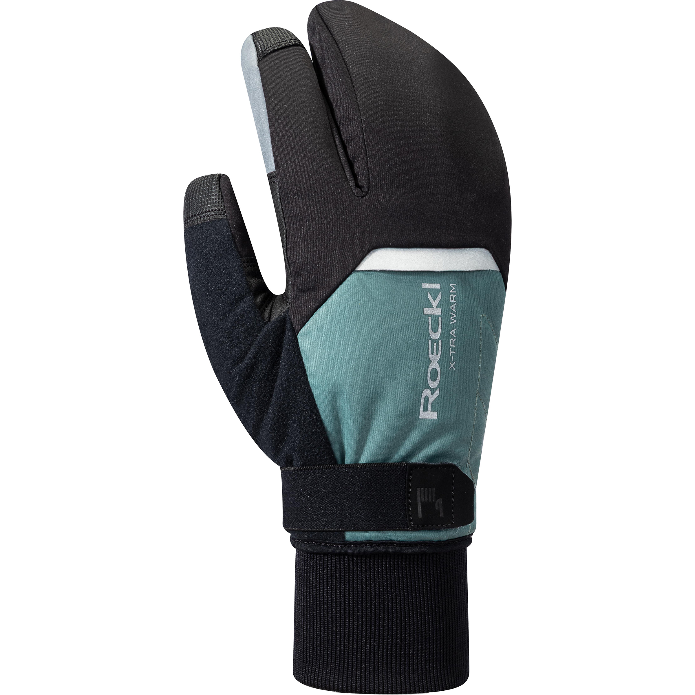 Roeckl Sports Villach 3 Trigger 3-Finger-Handschuhe grau Größe 10 Skifahren