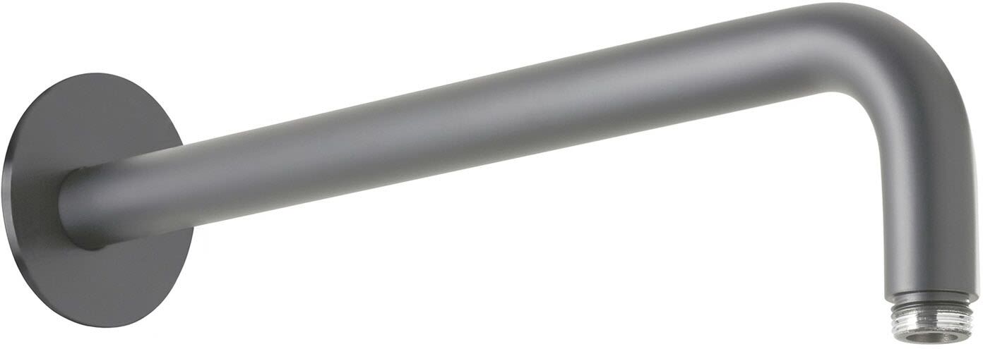 Herzbach DEEP GREY wall bracket for rain shower seven round 35 cm 23.960350.1.06