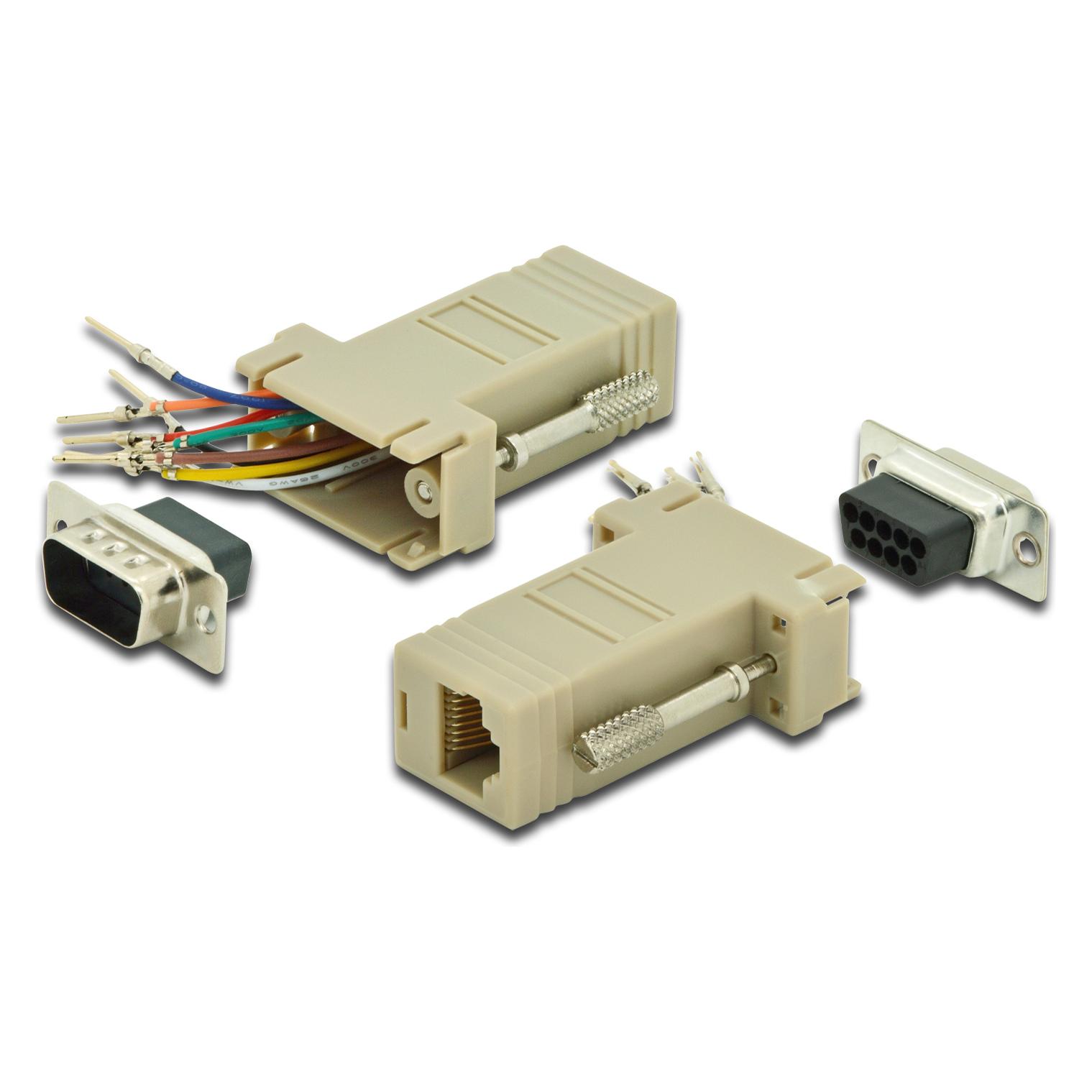 Digitus Adapter, DB9,modular DB9m (0.20 m) (AK-610517-000-I)