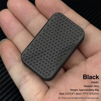 Modern Mode Marketplace Soap Grip Magnetic Fidget Slider Metal EDC Desk Toy For Stress Relief black