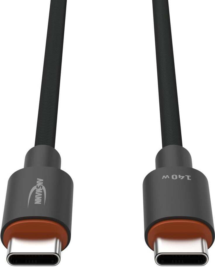 Ansmann USB-C naar USB-C datakabel en oplaadkabel, 0,6 meter