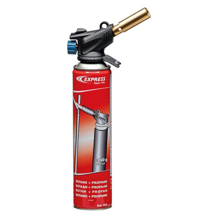Express Piezolampe mit Stromquelle E5550K Gas (Lötlampe) (E3420K)