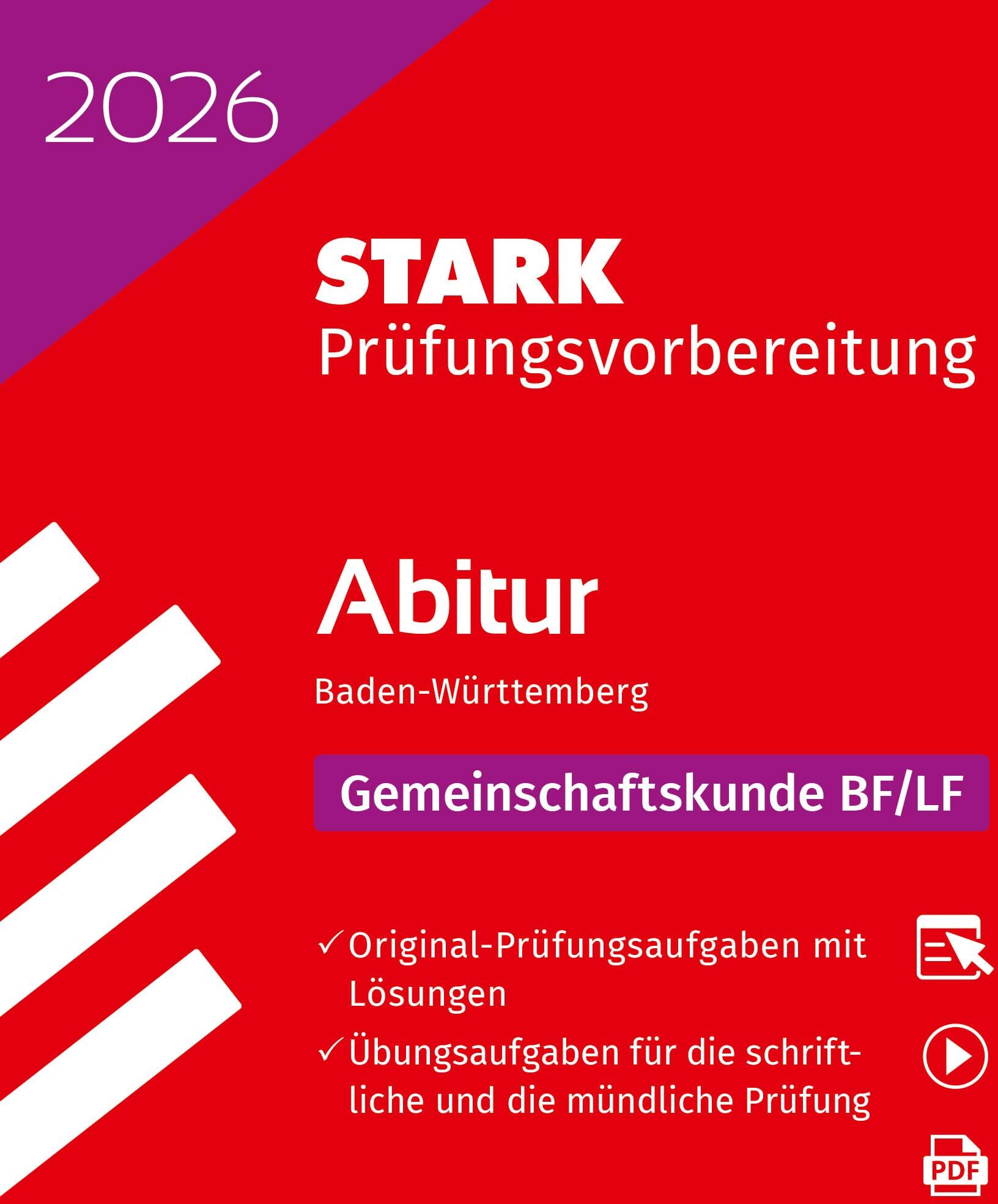 STARK Gemeinschaftskunde - Abitur 2026 BW - Prüfungsvorbereitung (Abitur-Prüfungen) - Preis vom 09.10.2026 07:28:09 h