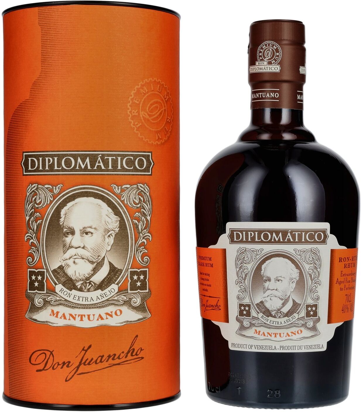 Diplomatico Diplomático Mantuano Ron Extra Añejo 40% Vol. 0,7l in Geschenkbox