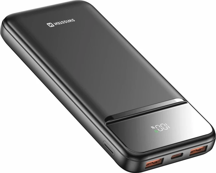 Swissten 10000 mAh Power Line II schwarz