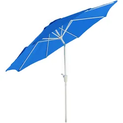 Sonnenschirm Asti, Gartenschirm, Ø 3m neigbar Polyester/Alu 5kg ~ blau