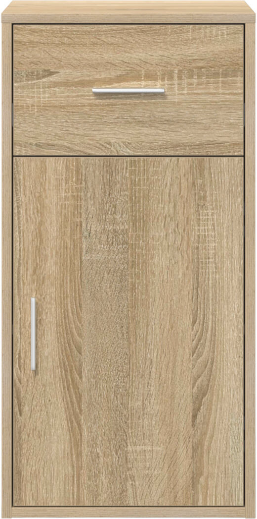 17 Stories Sideboard 38 X 34.5 X 75 Cm Engineered Wood Sonoma Oak 75cm H X 38cm W X 34cm D