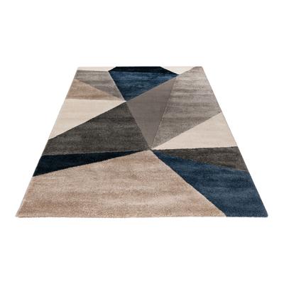 Teppich OBSESSION "My Canyon 974", blau, B:240cm H:20mm L:330cm, Polypropylen, Teppiche, Teppich, modernes 3D-Design, weiche Qualität, Wohnzimmer