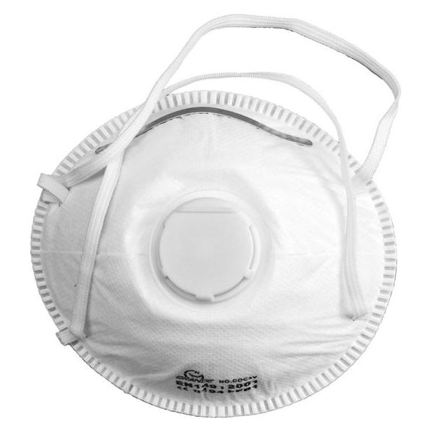 Vorel Einweg-Filter-Halbmasken mit Ventil, 5 Stück. (74541) (FFP1, 5x) (74541)