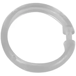 SCHÖNER WOHNEN-Kollektion Duschvorhangringe 6 x 16,5 cm Kunststoff Transparent