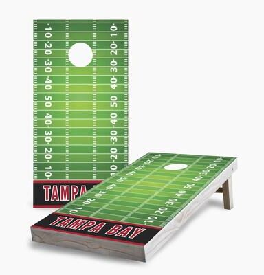 Skip's Garage Tampa Bay Football Cornhole Boards