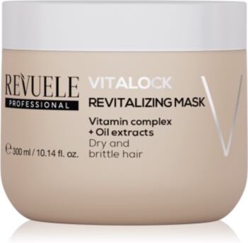 Revuele Professional Vitalock Revitalizing máscara revitalizadora para o cabelo seco e frágil 300 ml. Professional Vitalock Revitalizing