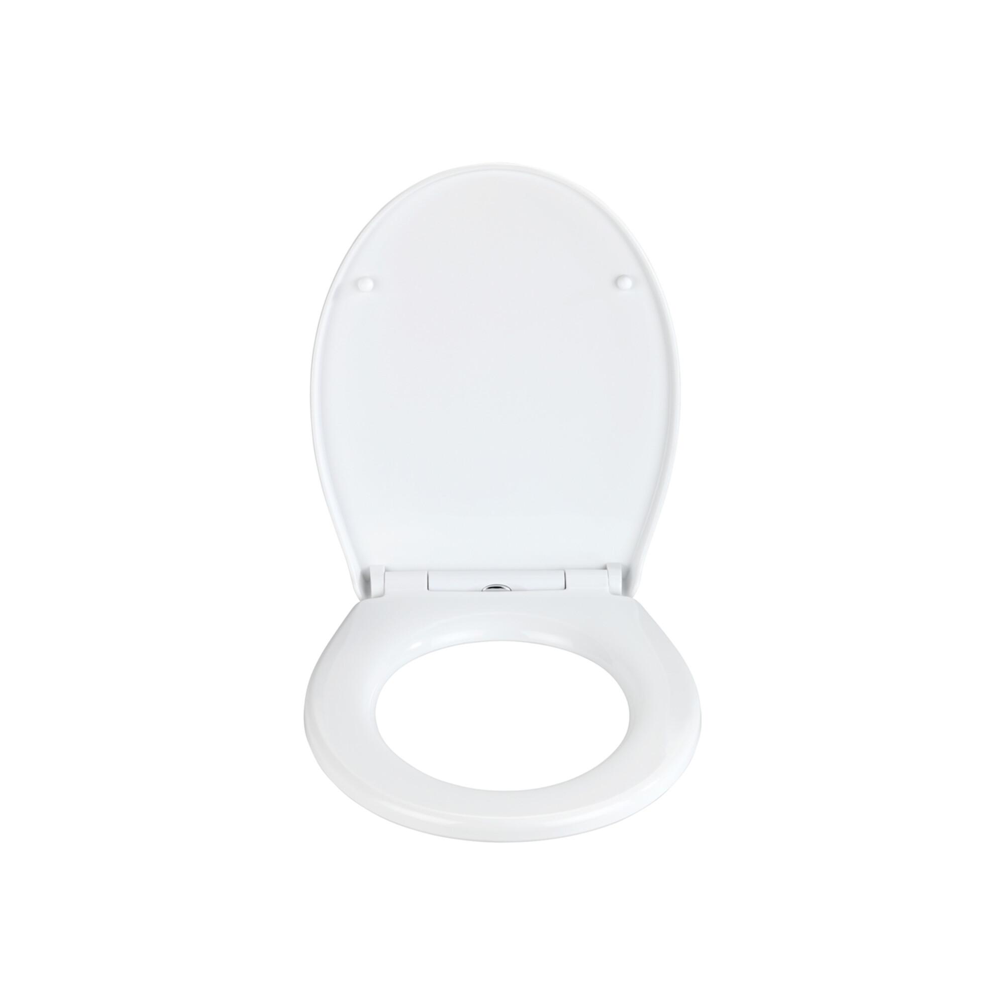 WENKO WC-Sitz Ostuni, EasyClose Weiß Thermoplast Absenkautomatik WC-Sitze - Bad (24516100)