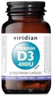 Viridian Vitamin D3 400Ui 30 Capsules