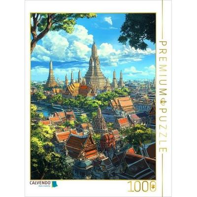 CALVENDO Puzzle Wat Arun in Bangkok Thailand | 1000 Teile Lege-Größe 64x48cm Foto-Puzzle für glückliche Stunden