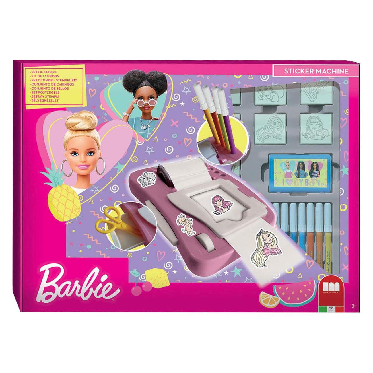 Multiprint Barbie -Stickermaschinen-Set (45658034)