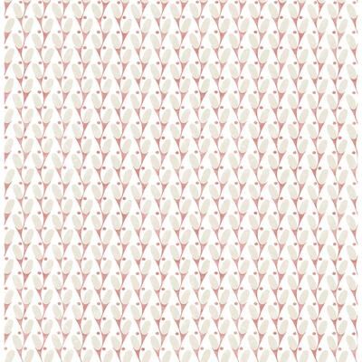 A-Street Prints Landon Pink Abstract Geometric Wallpaper