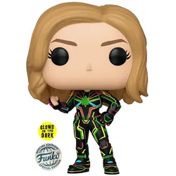 Funko Pop! Marvel: Captain Marvel - Captain Marvel (Neon Suit) (Glows in the Dark) (Special Edition)