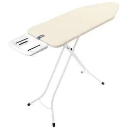Brabantia Ironing Board Solid Steam Iron Rest, Bügelbrett, Beige, Weiss, Schwarz