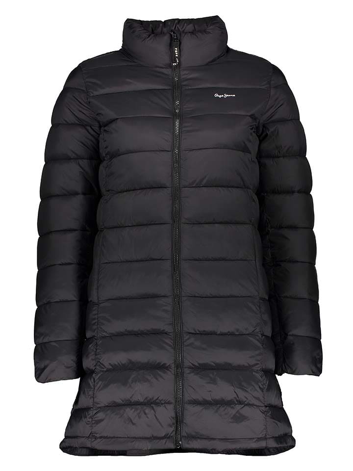 Pepe Jeans Steppmantel in Schwarz - XL