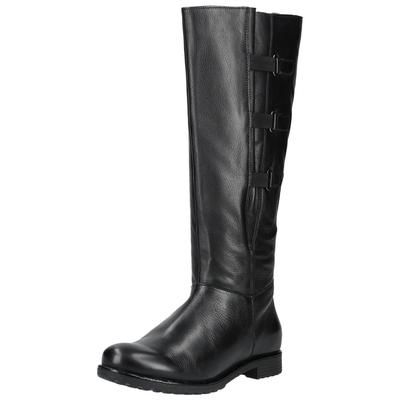 Stiefel ARA "Ara Stiefel Glattleder", Damen, Gr. 38, schwarz, Glattleder, Schuhe Stiefel