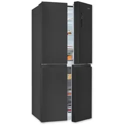Exquisit Multidoor MD425-150-040C inoxlook-az | No Frost | Nutzinhalt: 421 L | Temperaturregelung | Alarm