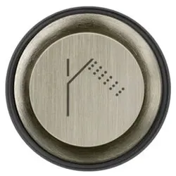 Gessi Venti20 Bedientaste-Abdeckung Antikalk-Handbrause, SP03294149, Farbe: Finox Optik