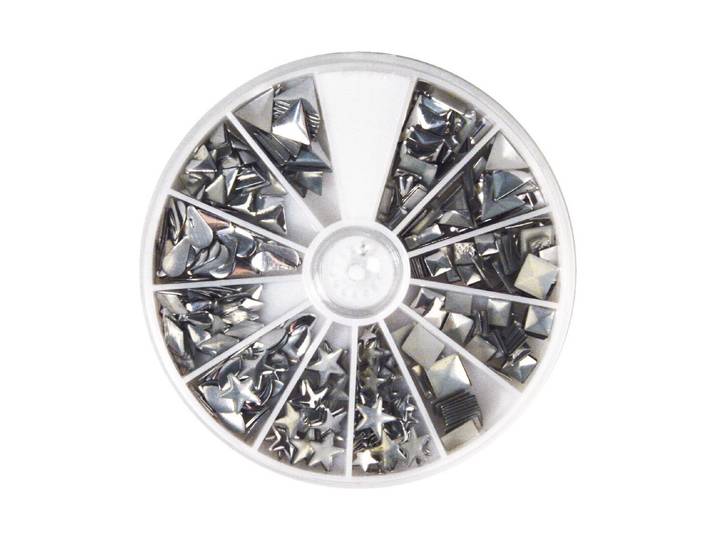 Rayher Hotfix-Nieten Formenmix 2.5-10 mm 420 Stück