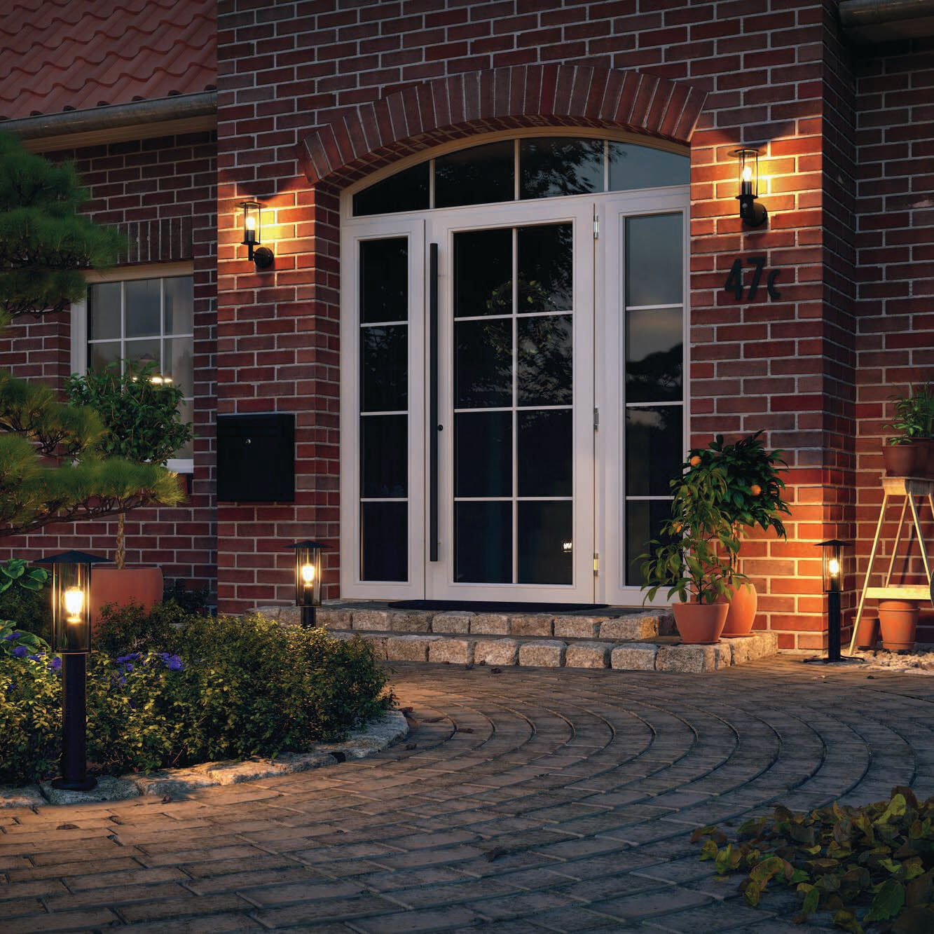 Paulmann - Outdoor Classic 15W LED Wall Light in Dark Grey
