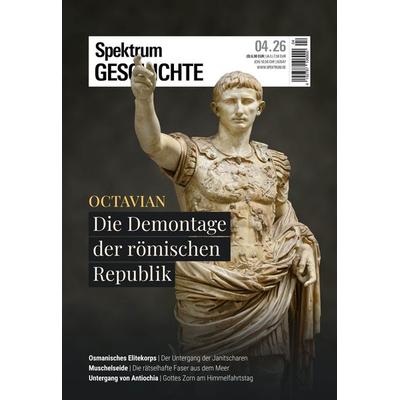 Spektrum Geschichte 4/2026 - Octavian, Taschenbuch von , Spektrum der Wissenschaft, 978-3-690-41049-6