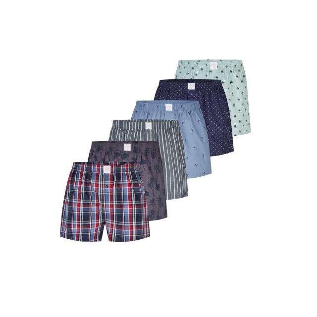 MG-1 Wijde boxershorts jongens 6-pack multicolor d715k