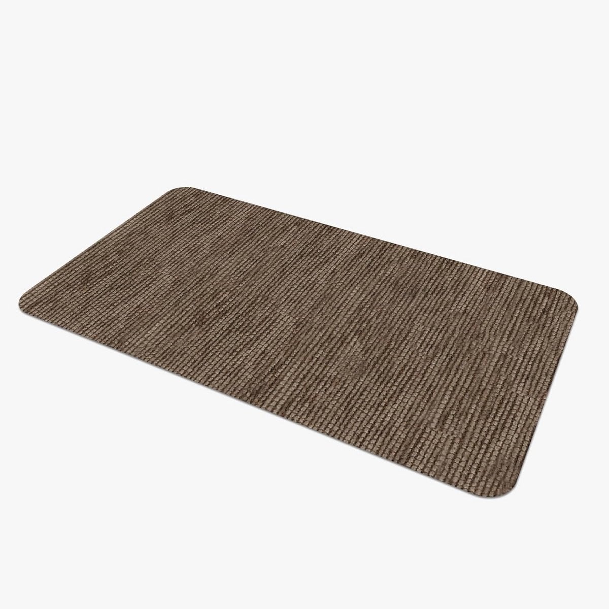 Modern Antislip Keukentapijt van Chenille en Katoen - Bruin - 50 x 100 cm