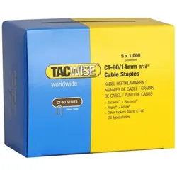 Tacwise, Büroklammer, Kabelklammer CT-60/14 mm, verzinkt