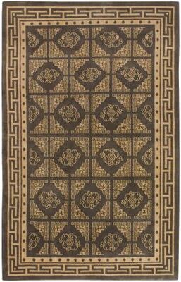 Livabliss Hand-knotted Tulsipur Cocoa Wool Area Rug - 5' x 8'/Surplus