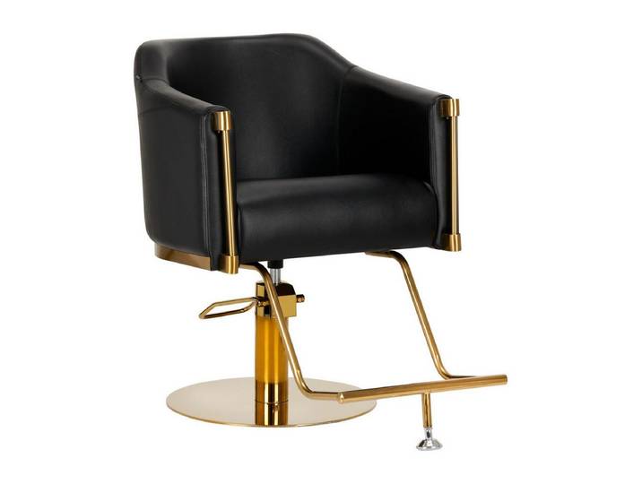 Gabbiano Friseurstuhl Friseurstuhl Burgos Schwarz Gold
