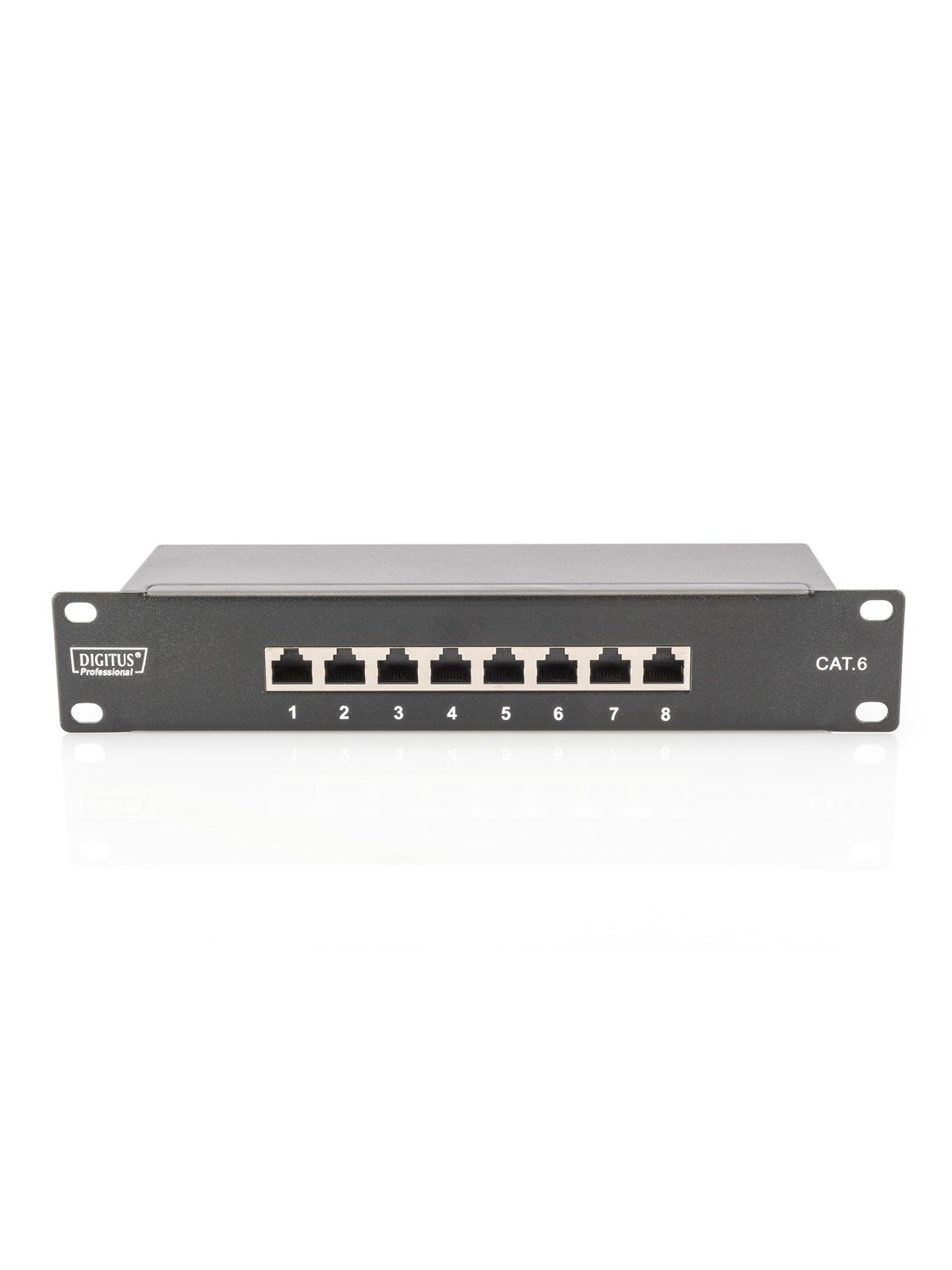 DIGITUS 8-Port 1U CAT6 Patch Panel