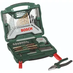 Bosch X-Line Zubehörkoffer Zangen, 70-teiliges Set - 2607017197