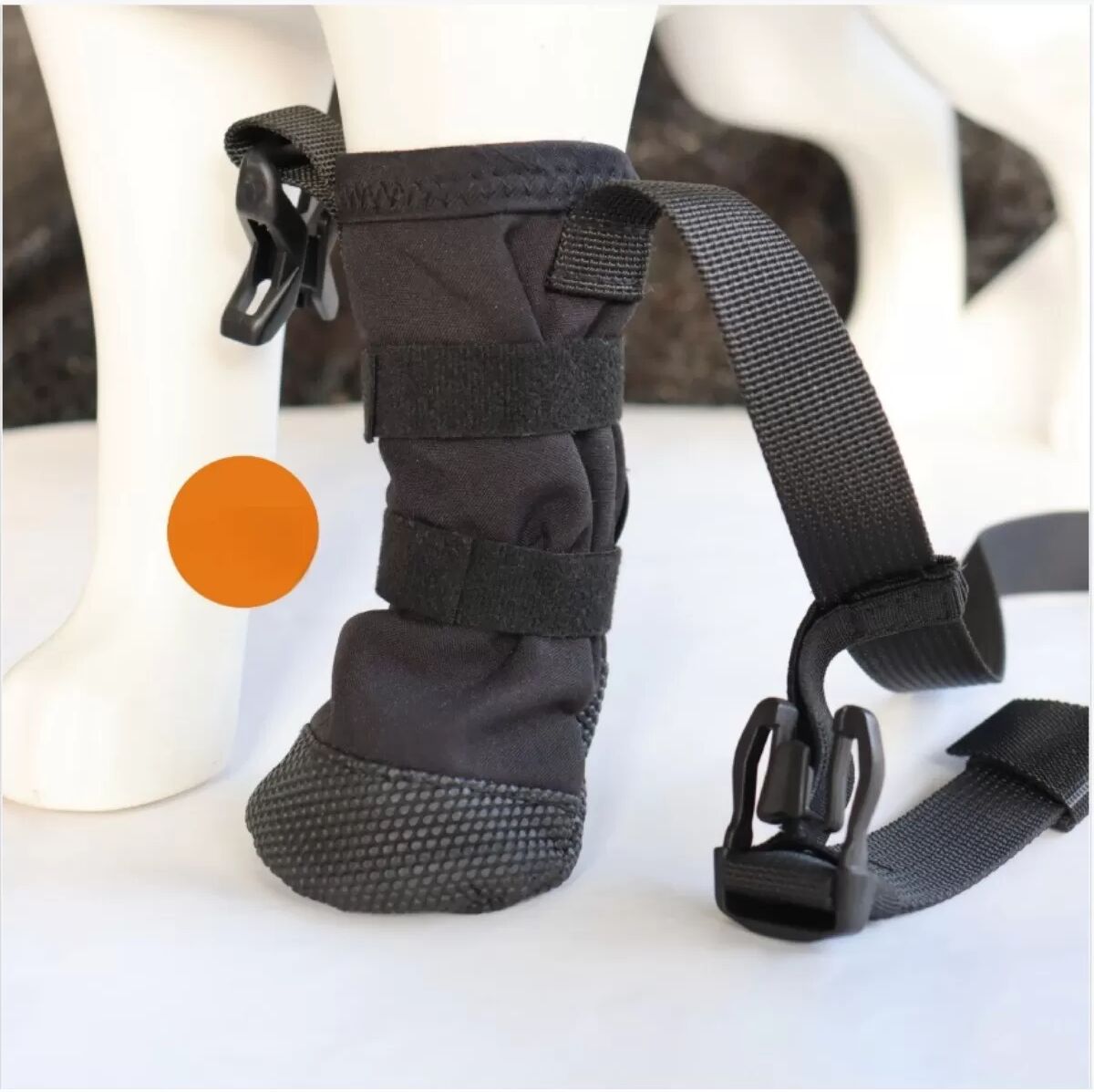 INF Protège-Pattes pour Chien avec Collier - Protection Blessure & Prévention Léchage XL