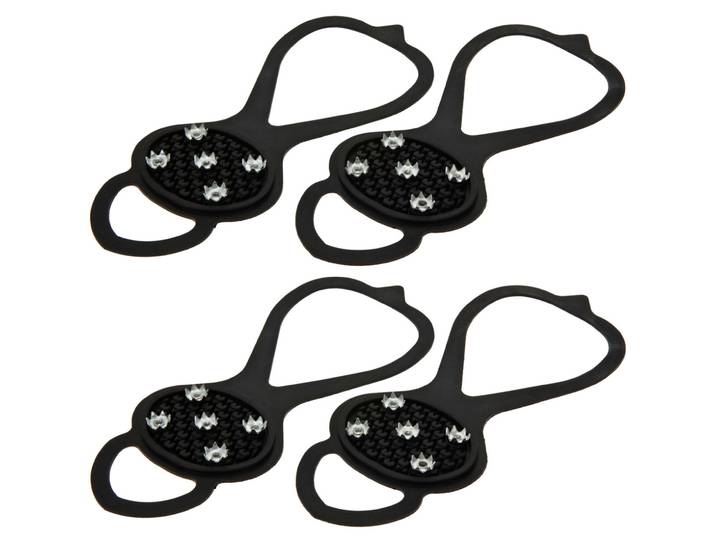 2er-Set Universal Schuhspikes zum Überziehen aus Gummi & Metall