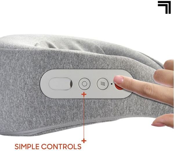 SHARPER IMAGE Realtouch Shiatsu Neck Massager - Grey