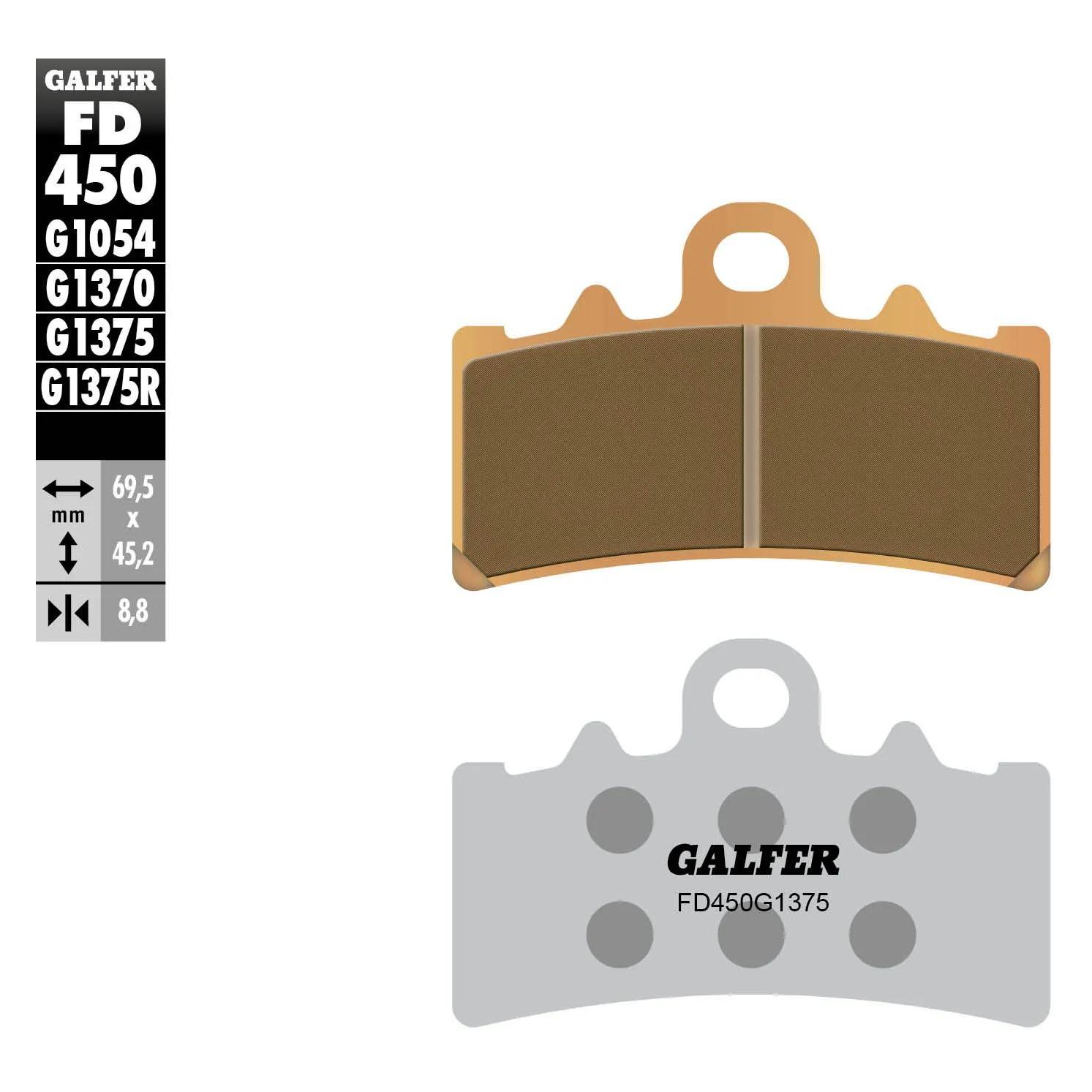 Galfer Bike BREMSBELAG GALFER SINTER FD450 G1375 (FD450-G1375)