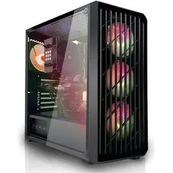 Systemtreff Gaming PC G254318 (512 GB, 16 GB, Intel Core i5-12400F), PC, Schwarz