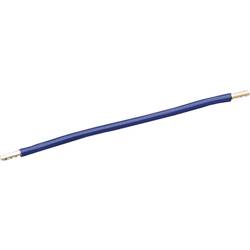 Jäger Direkt 611773 Verdrahtungsbrücke 480 mm beidseitig mit 11 mm Aderendhülsen Verdrahtungsbrücke Blau 6 mm² 1 St.