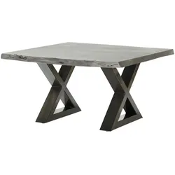 Höffner Home Couchtisch  Alabria , grau , Maße (cm): B: 75 H: 45